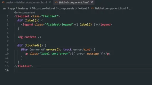 Vídeo demo do fieldset com validações automáticas.